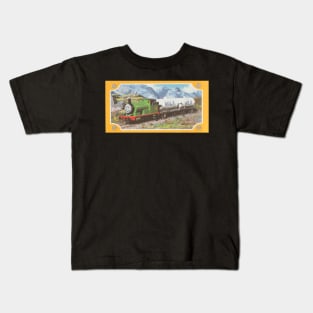 Thomas the Tank Engine Vintage Stamp - Percy Kids T-Shirt